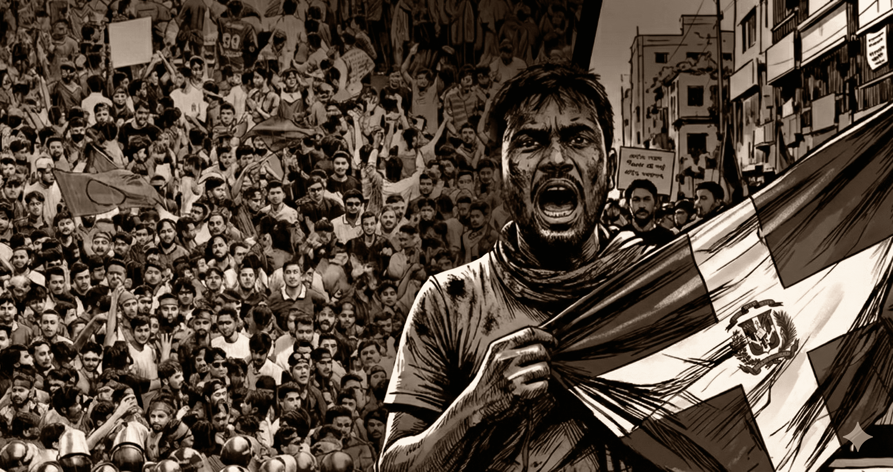 Protesta ciudadana pidiendo justicia